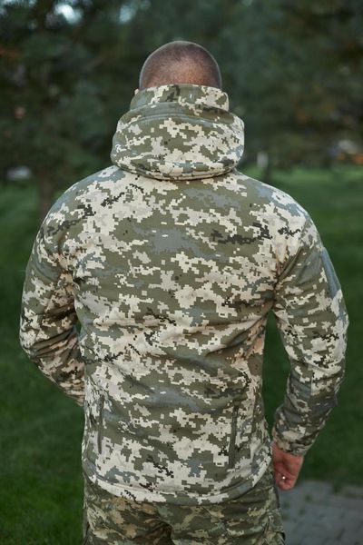 Куртка Soft Shell Tactical піксель ЗСУ розмір М S-5 фото