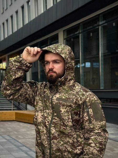Тактический костюм на флисе Soft Shell Хищник MILITARY размер S 01881-S фото