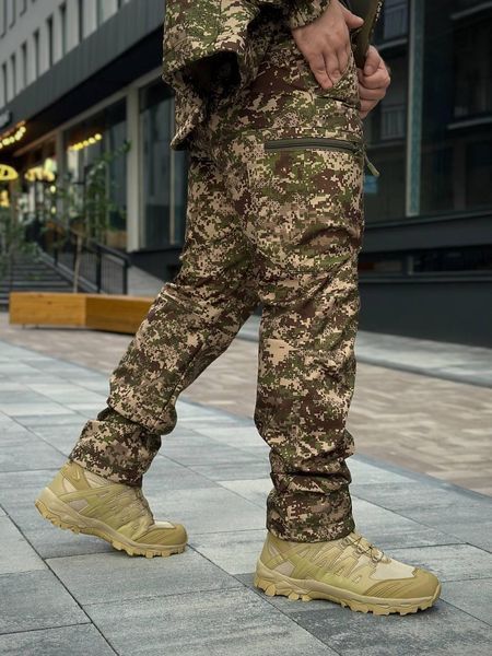 Тактический костюм на флисе Soft Shell Хищник MILITARY размер S 01881-S фото