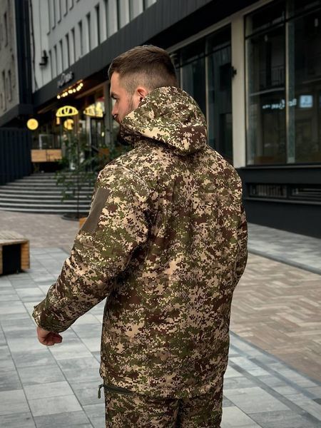 Тактический костюм на флисе Soft Shell Хищник MILITARY размер S 01881-S фото