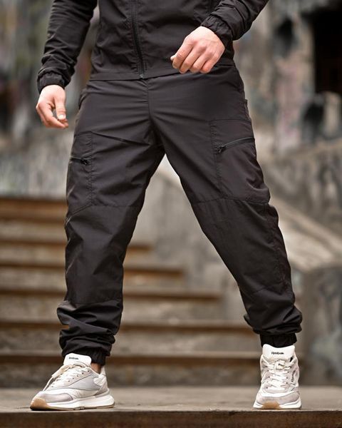 Міський спортивний костюм CARTER total black ТР6001 розмір S 95793 фото