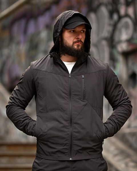 Міський спортивний костюм CARTER total black ТР6001 розмір S 95793 фото
