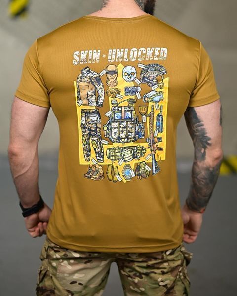 Тактична футболка SELION Unlock coyot ТР6927 розмір M 95604 фото