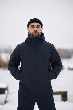 Куртка чоловіча soft shell Intruder синя розмір S 159039998246 фото