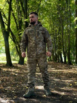 Костюм піксель софтшел Military розмір S 00626-S фото