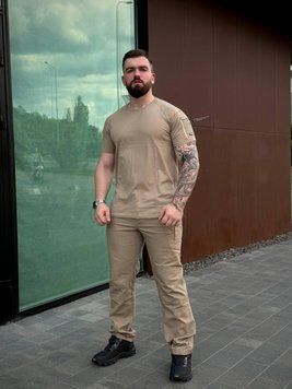 Комплект COMBAT Койот Штани + Футболка розмір S 03647-S фото