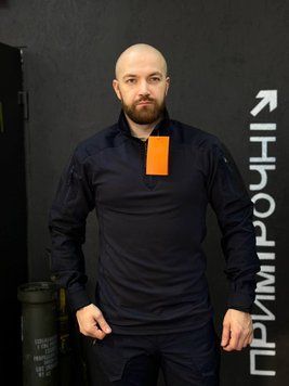 Убакс ДСНС Синій 4.5.0 Покращений Black Under Body Armor Combat Shirt розмір 46 03092-46 фото