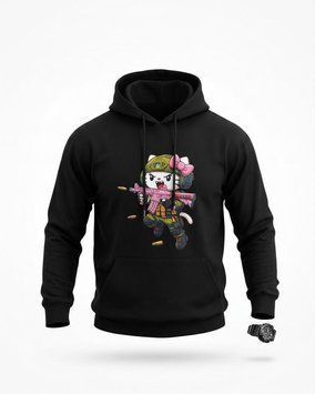 Мілітарі худі TRENASH Warrior black ТР6096 розмір M 95892 фото