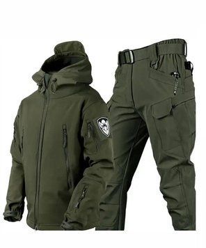 Костюм софтшелл Gwild Олива Soft Shell на флисе размер S 01516-S фото