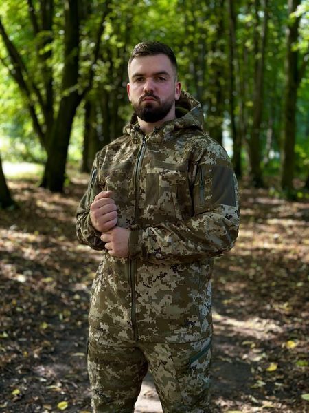 Костюм пиксель софтшелл Military размер S 00626-S фото