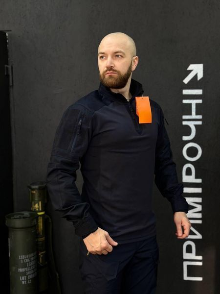 Убакс ДСНС Синий 4.5.0 Улучшенный Black Under Body Armor Combat Shirt размер 46 03092-46 фото