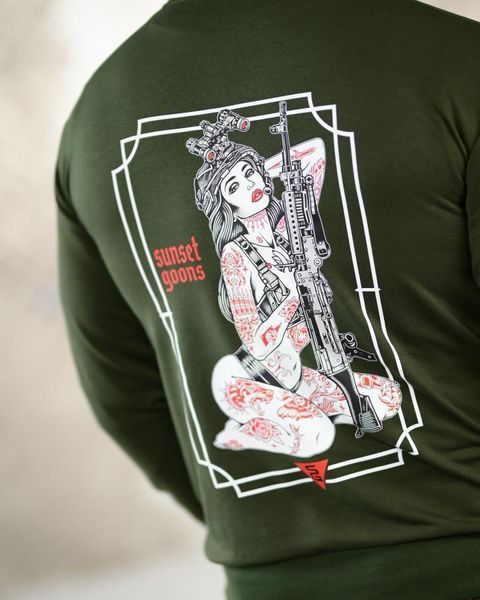 Мілітарі худі TRENASH girl oliva ДЛ6444 розмір M 91776 фото