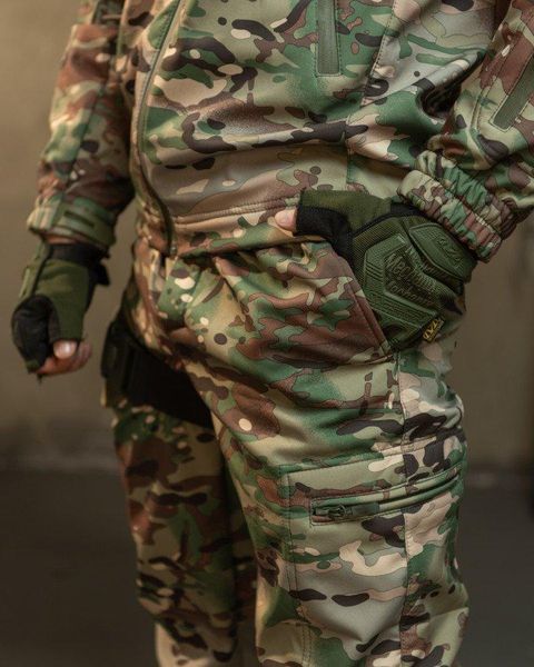 Демисезонный костюм мультикам, осенний костюм мультикам, военный костюм софтшелл, осенний костюм мультикам, осенняя форма ЗСУ размер S 89460 фото