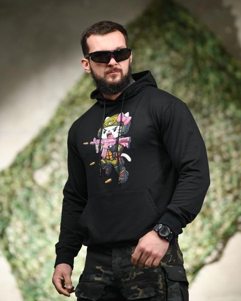 Мілітарі худі TRENASH Warrior black ТР6096 розмір M 95892 фото