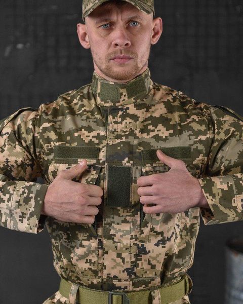 Тактичний демісезонний костюм 5в1 піксель,літня форма ЗСУ,тактичний костюм піксель,форма статутна піксель 5в1 розмір S 16753 фото