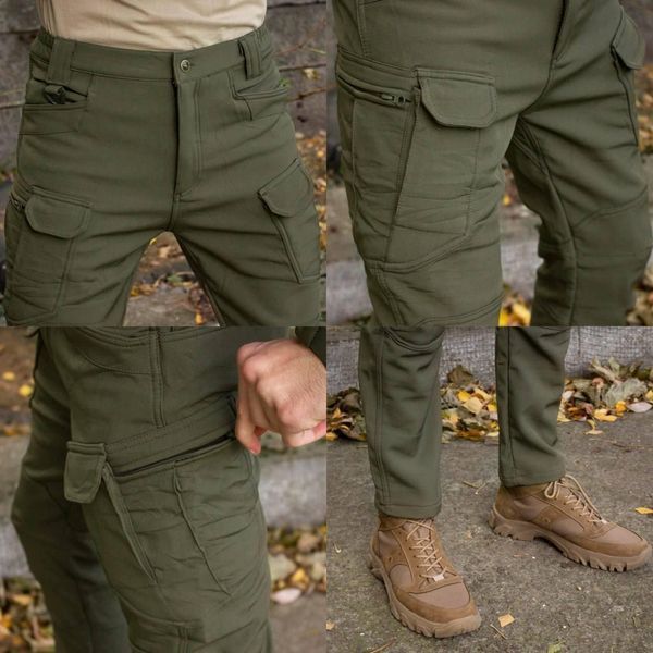 Костюм софтшел Gwild Олива Soft Shell на флісі розмір S 01516-S фото