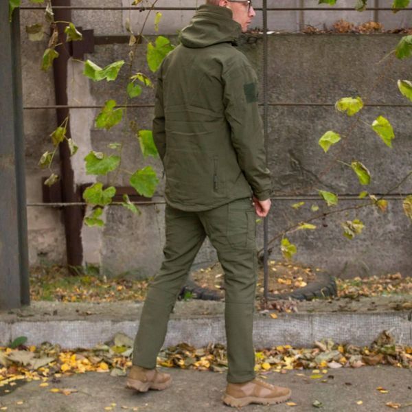 Костюм софтшел Gwild Олива Soft Shell на флісі розмір S 01516-S фото