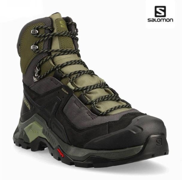 Черевики Salomon QUEST ELEMENT GTX-Black/Olive Night розмір 41 02476-UK8/ EU 42 фото