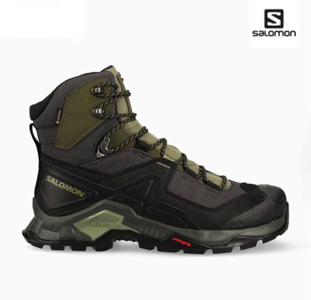 Черевики Salomon QUEST ELEMENT GTX-Black/Olive Night розмір 41 02476-UK8/ EU 42 фото
