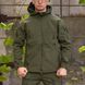 Костюм софтшел Gwild Олива Soft Shell на флісі розмір S 01516-S фото 3
