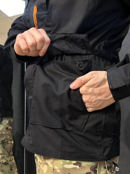Тактична Військова куртка Чорний Tactical Series 5.0 Black розмір S 03061-S фото