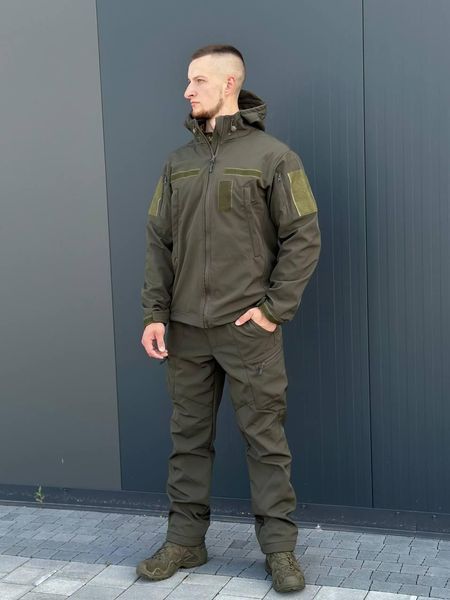 Куртка Софтшел олива Military размер S 00621-S фото