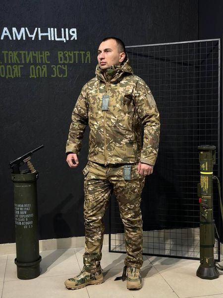 Комплект 2 в 1 Vanguard Мультикам USA 🇺🇸 Костюм Софт Шел + Термобілизна Esdy розмір S 02397-S фото