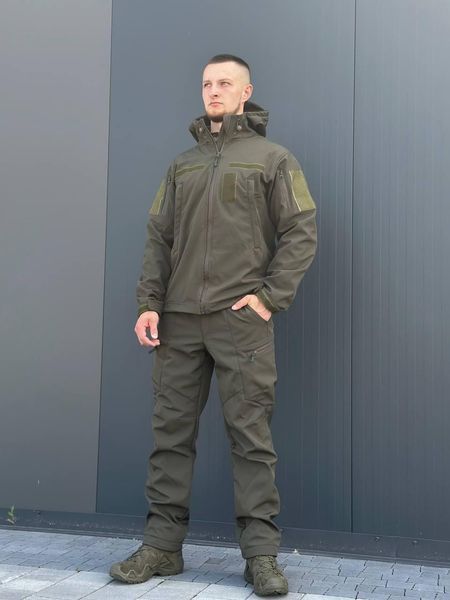 Куртка Софтшел олива Military размер S 00621-S фото