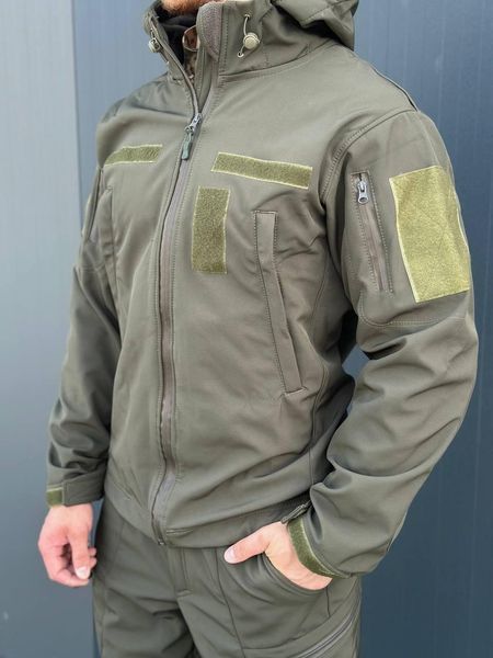 Куртка Софтшел олива Military размер S 00621-S фото
