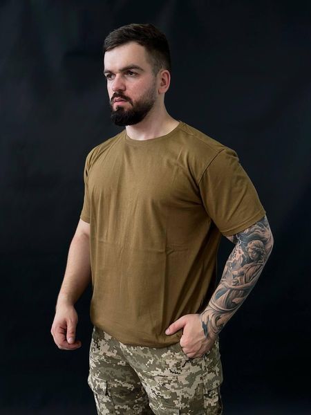 Бойова футболка х/б V~T койот розмір 46 01584-46 фото