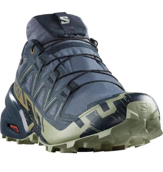 Кроссовки Salomon outdoor SPEEDCROSS 6 GTX Grisai/Carbon/Tea розмір UK7 03941-UK7 фото