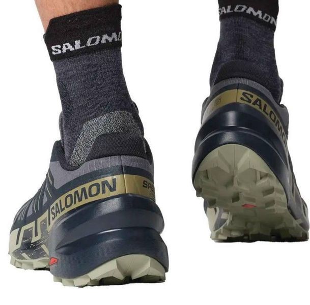 Кроссовки Salomon outdoor SPEEDCROSS 6 GTX Grisai/Carbon/Tea розмір UK7 03941-UK7 фото