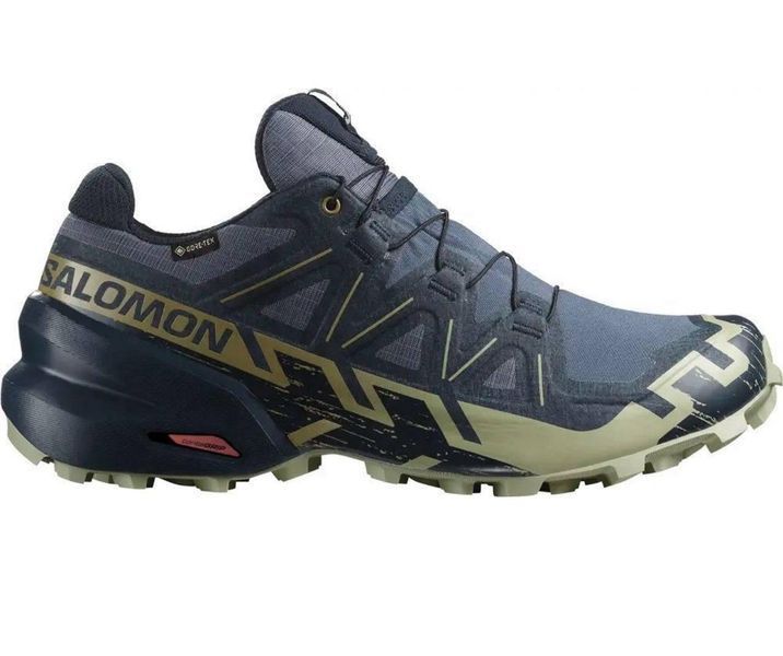 Кроссовки Salomon outdoor SPEEDCROSS 6 GTX Grisai/Carbon/Tea розмір UK7 03941-UK7 фото