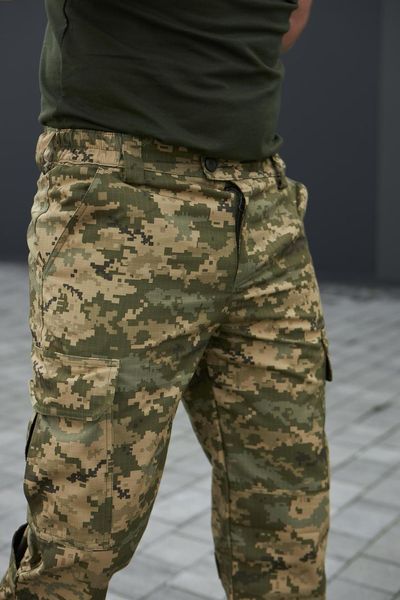 Військові повсякденні штани Military ріп-стоп, піксель ЗСУ розмір 46 905458 фото