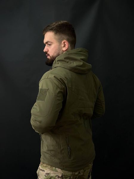 Тактична куртка soft shell olive BITT розмір S 01811-S фото