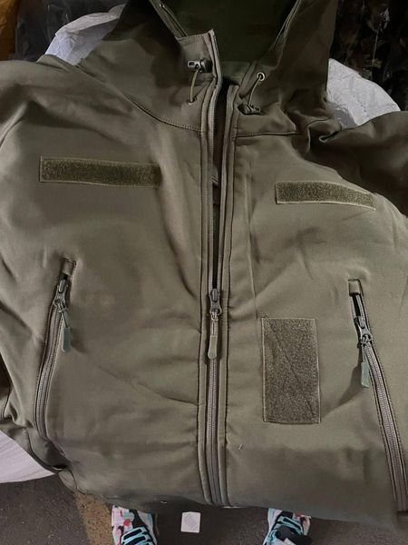 Куртка V&T SoftShell Olive. розмір S 01890-S фото