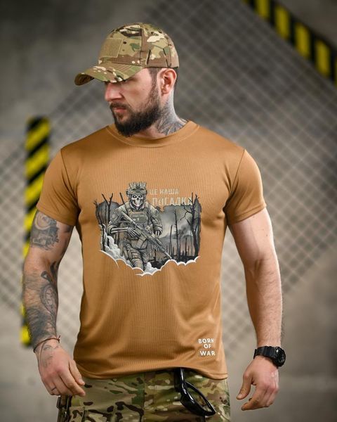 Тактическая футболка BORN OF WAR Посадка coyot ВТ4728 размер S 96193 фото