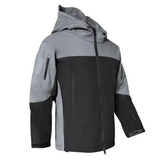Тактический костюм Серо/Черный SoftShell Gman на флисе размер S 04299-S фото