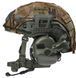 Шолом тактичний олива Fast TEAM WENDY Helmet NIJ IIIA + Навушники Earmor M32 MOD3 з чебурашкою +&nbsp;ліхтарик + кавер розмір S Fast05 фото 8