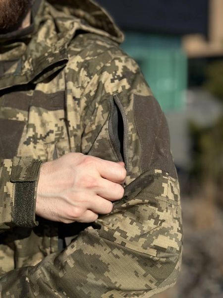 Легка Весняна Куртка Піксель Hunter De Lux TWILL mm14 Military розмір S 01161-S фото