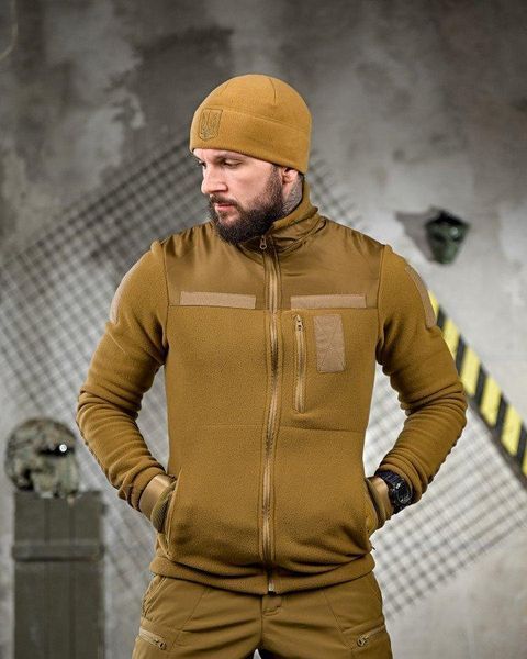 Тактичний костюм 6в1 койот, костюм на флісі койот 6в1, осіння форма койот 6в1, комплект койот 6в1, костюм кайот 6в1 розмір S 93472 фото